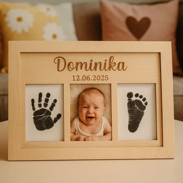 Potrójna Ramka z imieniem dziecka (PrintPad)